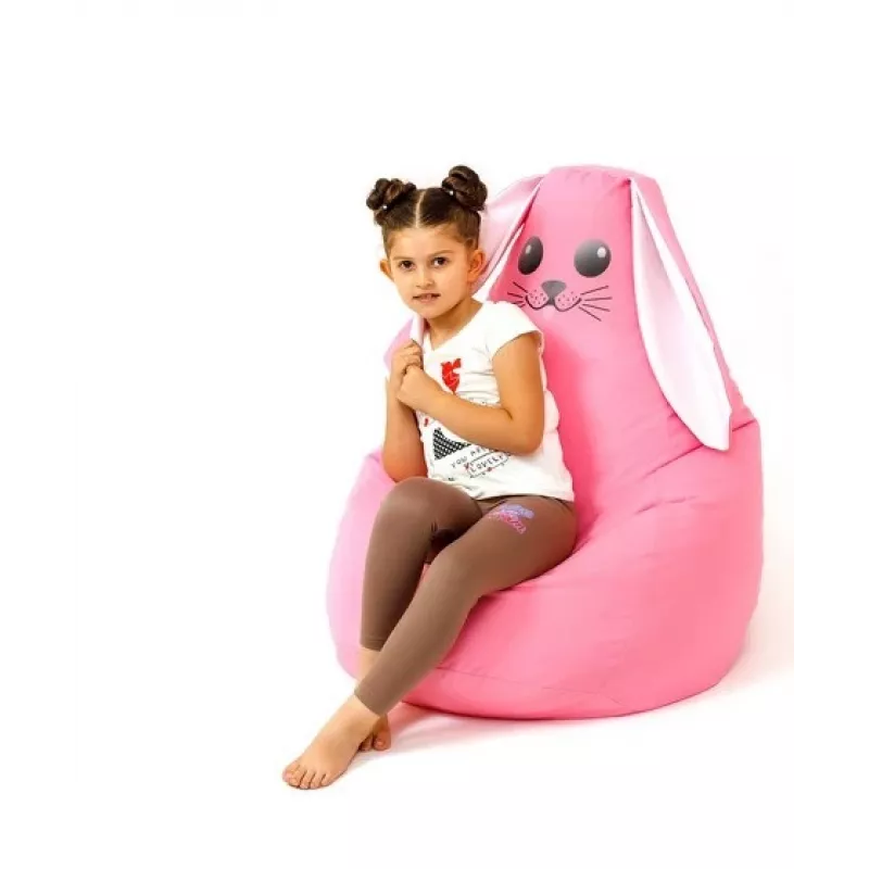 Puf saco Sako Rabbit rosa L 105 x 80 cm