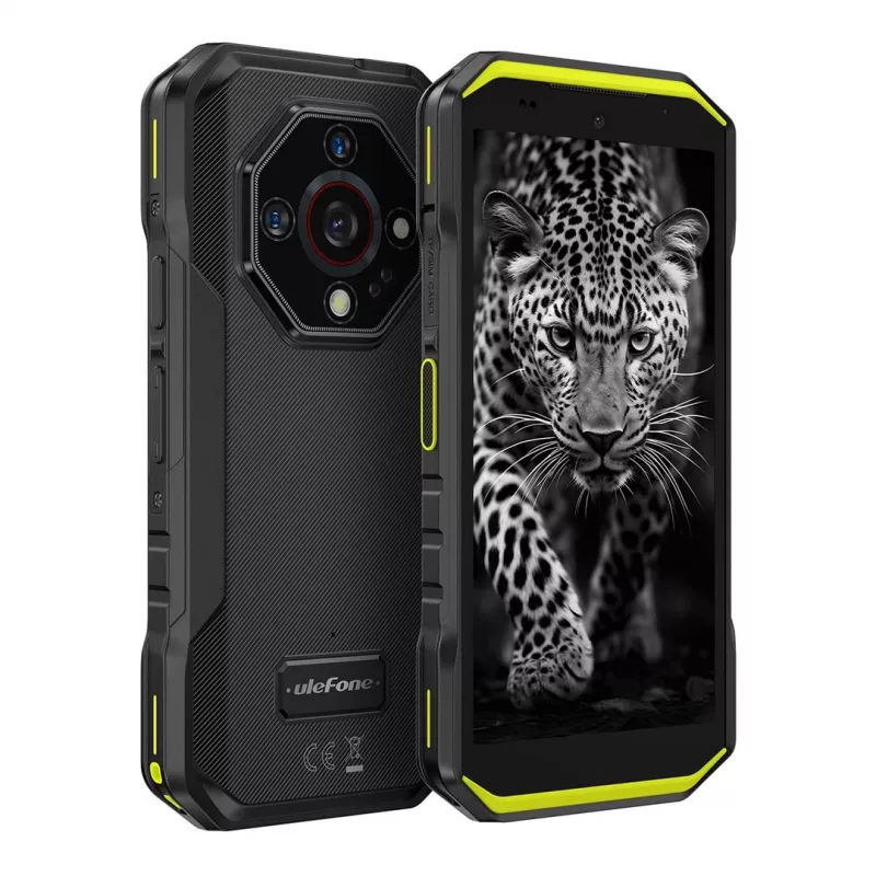 Ulefone Armor X32 smartphone, 5,65 pulgadas, 6 GB RAM, 128 GB, Android 14, 5500 mAh, Vivid Green