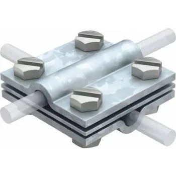 OBO Bettermann conector en cruz galvanizado 252 8-10 FT (5312310)