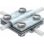 OBO Bettermann conector en cruz galvanizado 252 8-10 FT (5312310)
