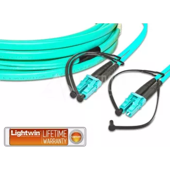 Lightwin LDP-50 LC-LC 10.0 OM3 FD cable de fibra óptica 10 m color aqua (LDP-50 LC-LC 10.0 OM3 FD)