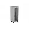 Armario rack de suelo LANBERG 19 pulgadas 32U 600×600 mm gris con puertas perforadas y LCD (flat pack)