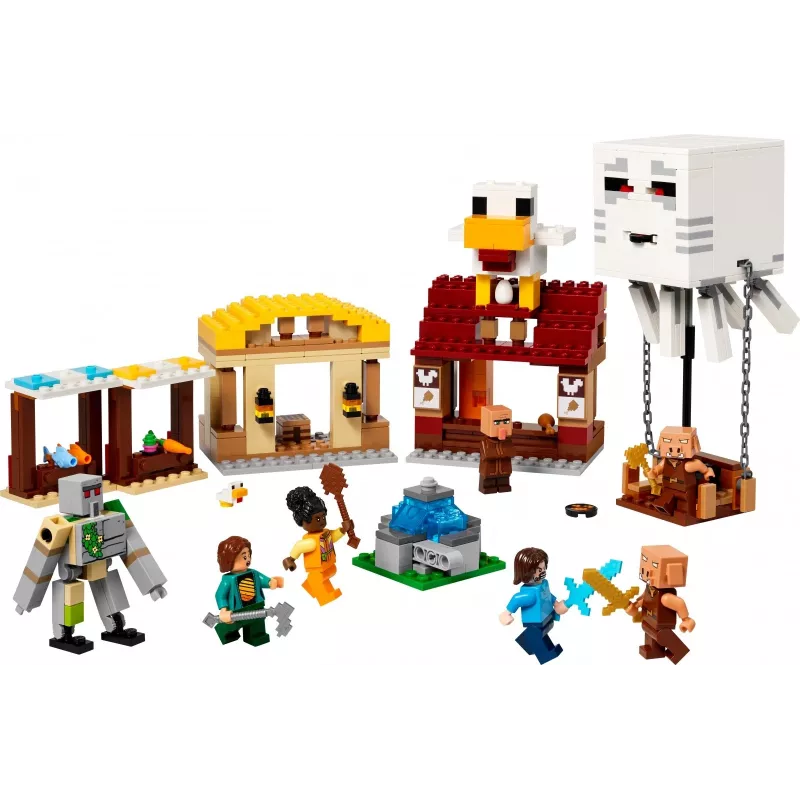 LEGO MINECRAFT 21273 El ataque del globo ghast al poblado
