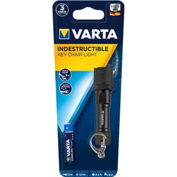 Linterna llavero Varta 16701 101 421 negra LED antichoque IPX4