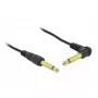 Cable de audio DeLOCK 85939 2m 6,35mm negro