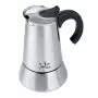 Cafetera moka JATA Odin negra acero inoxidable