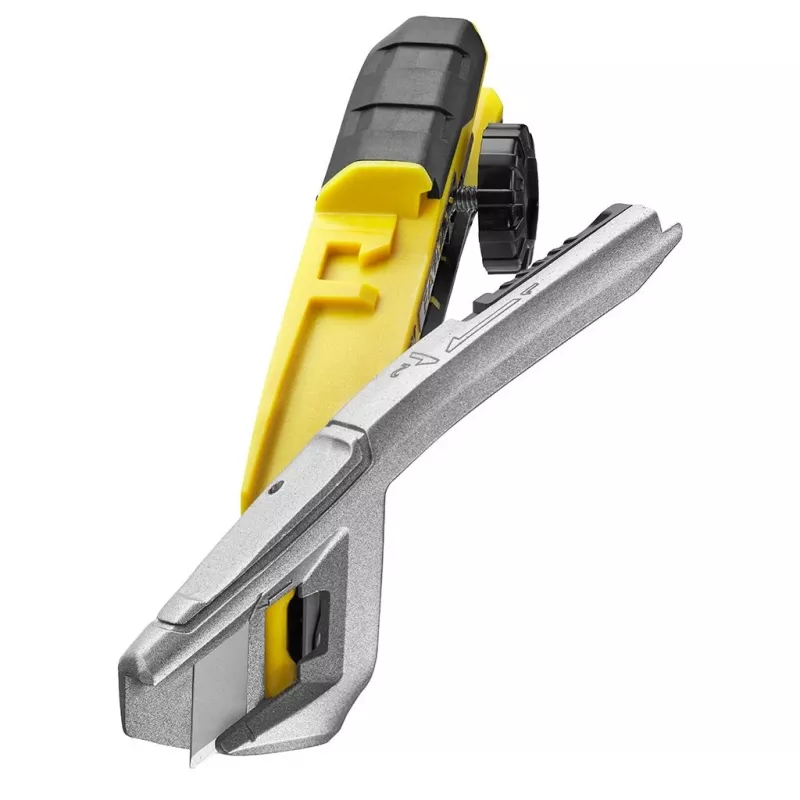 Cúter Stanley FMHT10592-0 negro acero inoxidable amarillo 18 mm de ancho 165 mm de longitud