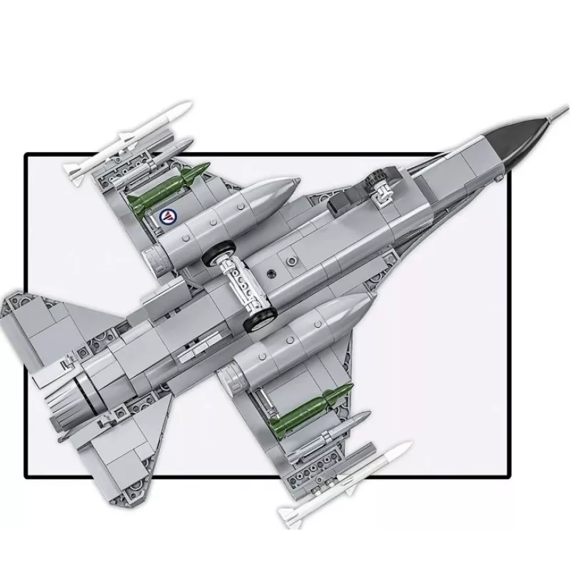Set de construcción Cobi F-16AM Fighting Falcon, 495 piezas, maqueta a escala