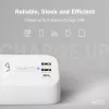 Regleta de enchufes DIGITUS 3 tomas con 2×USB-A y 1×USB-C, 3 tomas de CA tipo E/F, cable de 1,5 m, blanca