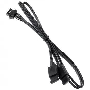 Adaptador de cable Kolink 4 pines ventilador a 3 pines 5V ARGB, 0,4 m
