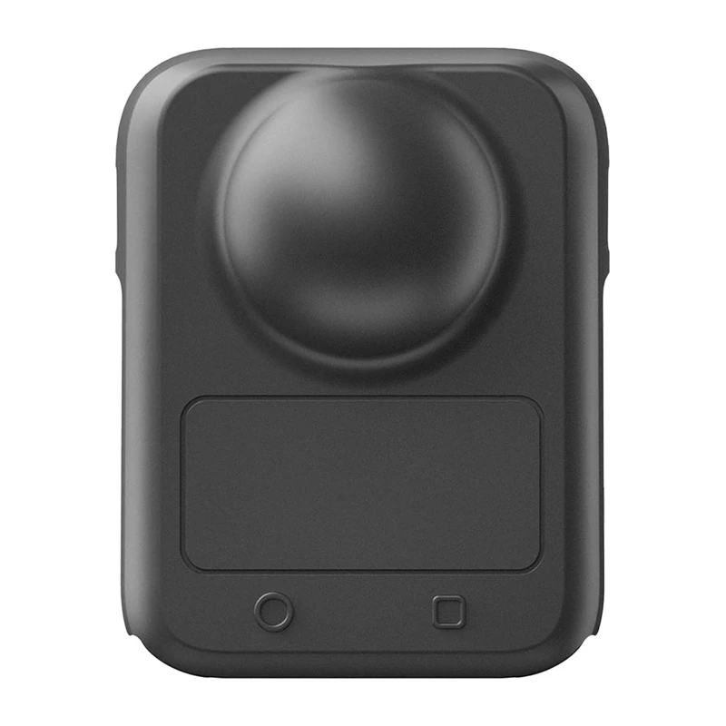 Funda de silicona con protector de objetivo PULUZ para DJI Osmo 360 (negra)