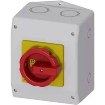 Siemens 3LD25650TB53 Interruptor de emergencia 3p 63A 400V 22kW 1N borne+1PE borne