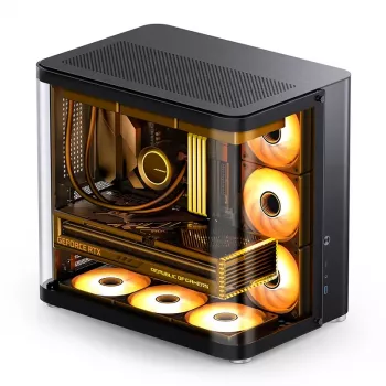 Carcasa de PC Jonsbo TK-2 2.0 Midi Tower negra