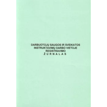 Libro de actas de instrucciones de seguridad y salud laboral, A4, 24 páginas (0720-024)