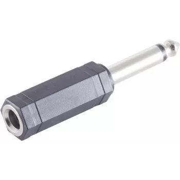 Adaptador ShiverPeaks 57003 — conector jack mono de 6,3 mm a conector hembra jack de 6,3 mm