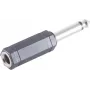 Adaptador ShiverPeaks 57003 — conector jack mono de 6,3 mm a conector hembra jack de 6,3 mm