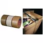 Cinta adhesiva de embalaje Tesa 4124 PVC 75 mm x 66 m — resistente al desgarro, alta adherencia