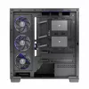 Caja de PC MODECOM Volcano Stellar 5F ATX Midi Tower, cristal templado, 5 ventiladores preinstalados, USB‑C, compatible con microATX/ATX, GPU máx. 420 mm, altura de disipador de CPU 175 mm