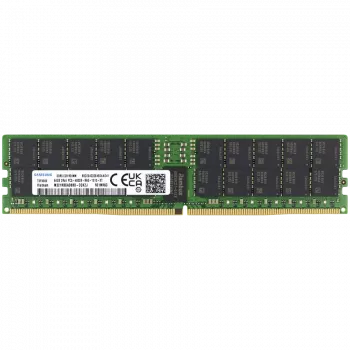 Samsung - DDR5 - Módulo - 64GB - DIMM 288-PIN - 4800 MHz / PC5-38400 - CL40 registrado - ECC (M321R8GA0BB0-CQK)