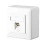 METZ CONNECT BTR E-DAT C6 8(8) AP - toma de pared - RJ-45 - blanco puro, RAL 9010 (1307370002-I)