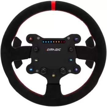 Simagic GTS Alcantara S202 — volante de sim racing forrado en Alcantara, modelo S202