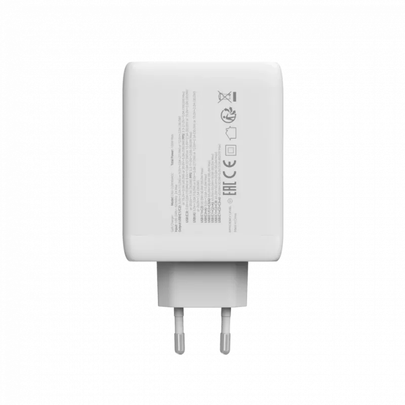 Cargador universal de pared de alta velocidad Canyon 100ACC - 2x USB-C 100W - 1x USB-C 30W -
