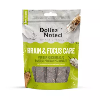 Complemento alimenticio para perros Dolina Noteci Smart Chews Brain & Focus Care, pack de 7 — apoyo cognitivo para perros