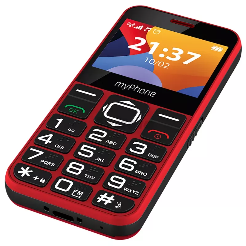myPhone Halo 3 teléfono móvil, 2,31 pulgadas IPS, Single SIM, 1000 mAh, rojo