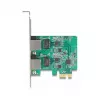 Tarjeta DeLOCK PCI Express x1 a 2 x RJ45 2,5 Gigabit LAN RTL8125 Ethernet por cable