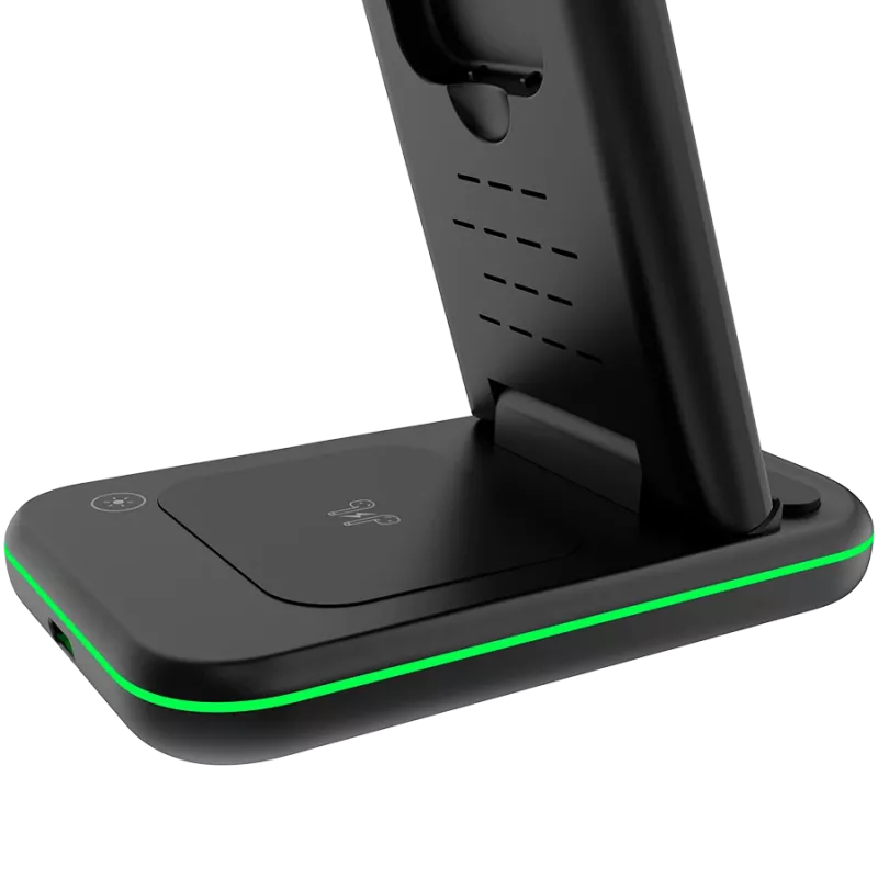 Cargador inalámbrico CANYON WS-304 15W 3en1 negro