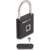 Candado Navilock 20965 candado biométrico de huella dactilar 75×45 mm negro