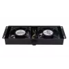 Ventilador de refrigeración Extralink EX.8673 unidad de ventilación de 4 vías para armarios de pie cable de 2 m con enchufe EU
