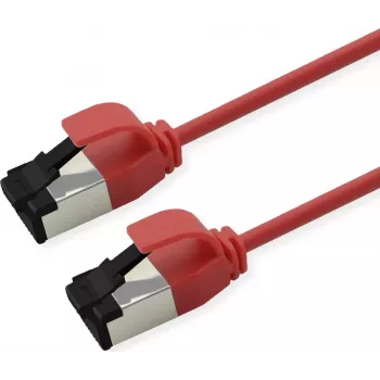 ROLINE Cable de conexión U/FTP Cat.8.1 LSOH fino Rojo 1m (21.15.3223)