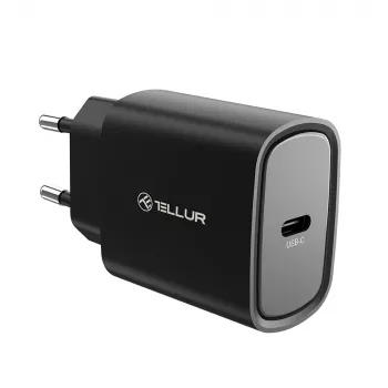 Tellur cargador de red USB-C PD 20W negro