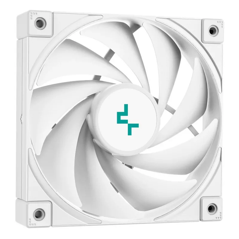 Disipador de aire DeepCool AK620 Digital SE White — dos ventiladores de 120 mm, 6 heatpipes, PWM, soporte LGA-1700, pantalla integrada