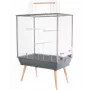 Jaula para pájaros Zolux Neo Jili H80 gris