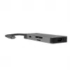 Hub USB Type-C Green Cell HUBGC01 — 7 conexiones: 3×USB‑A 3.2 Gen 1, 1×USB‑C 3.2 Gen 1, HDMI, lector de tarjetas microSD+SD — Plata