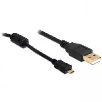 Cable USB DeLOCK USB 2.0 A a USB-Micro-B 3m negro