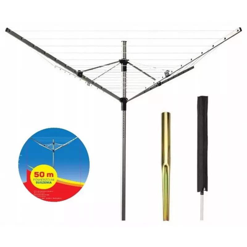 Tendedero de cuatro brazos para exterior PROMIS SU200 CAPRI