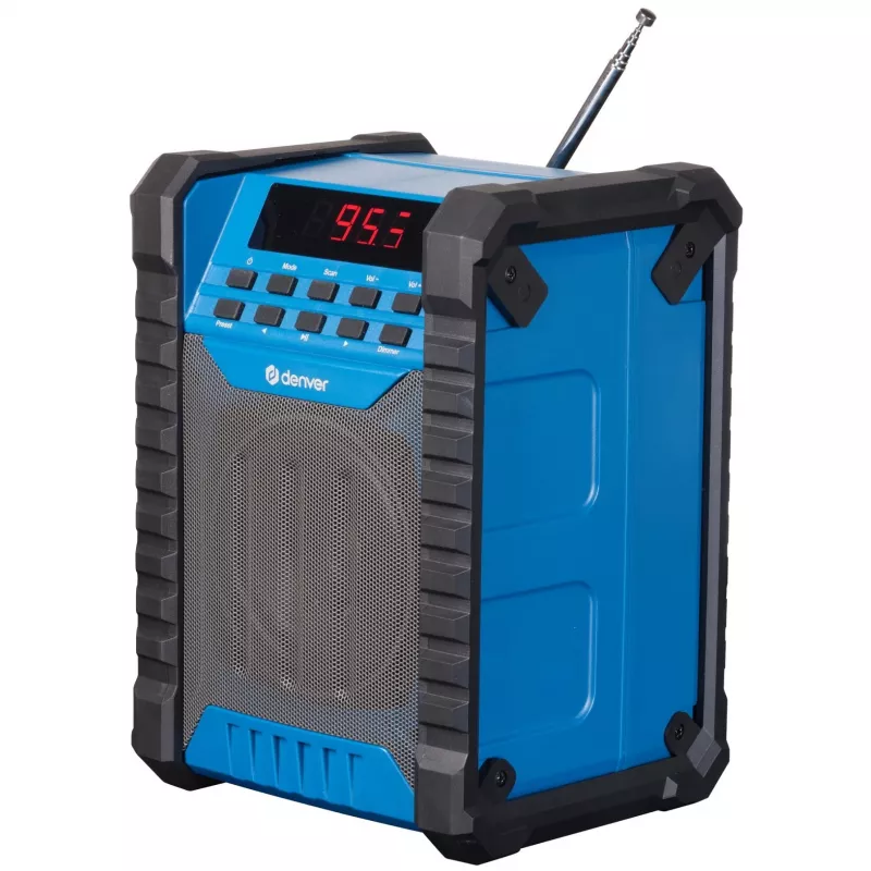 Denver WRB-60 transmisor FM Bluetooth azul, gris