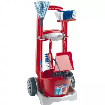 Theo Klein 6741 carrito de limpieza Vileda