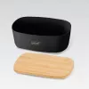 Panera Maestro MR-1776-Negro para la encimera, carcasa de plástico con tapa de madera, 345×235×130 mm