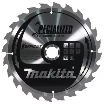 Makita Efficut Hoja de sierra circular 26 cm 1 ud.