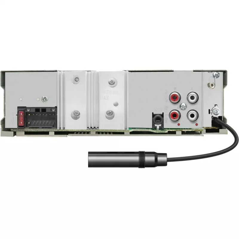 Kenwood KMM-BT508DAB, negro, 1 DIN, 200 W, 50 W, 24 h, AAC, FLAC, MP3, WAV, WMA