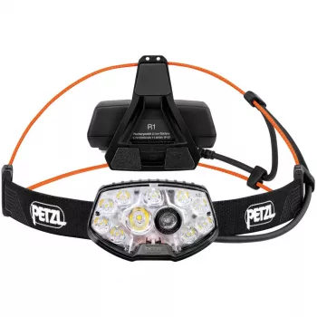 Linterna frontal Petzl NAO RL negra naranja LED 1500 lm USB