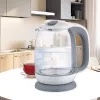 Hervidor de agua eléctrico de cristal Maestro MR-056-Gris 1,7 L 2200 W