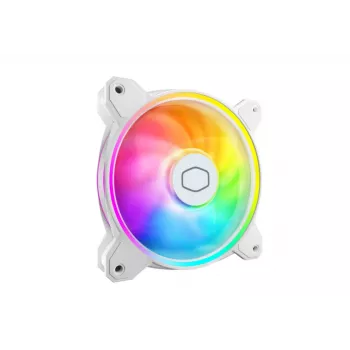 Ventilador para carcasa Cooler Master MasterFan MF120 Halo2 White Edition 120mm ARGB