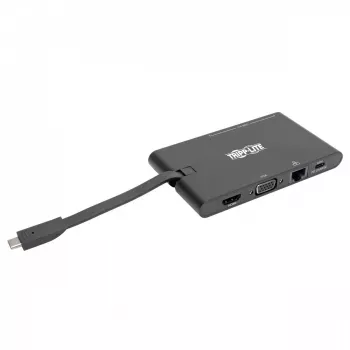 Dock USB-C – 4K HDMI, VGA, USB 3.2 Gen 1, hub USB-A/C, Gigabit Ethernet, ranuras para tarjetas de memoria, carga PD 100 W