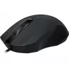 Ratón óptico con cable DEFENDER MM-310 USB Type-A, 1000 DPI, ambidiestro, 2 botones, negro, cable de 1,35 m