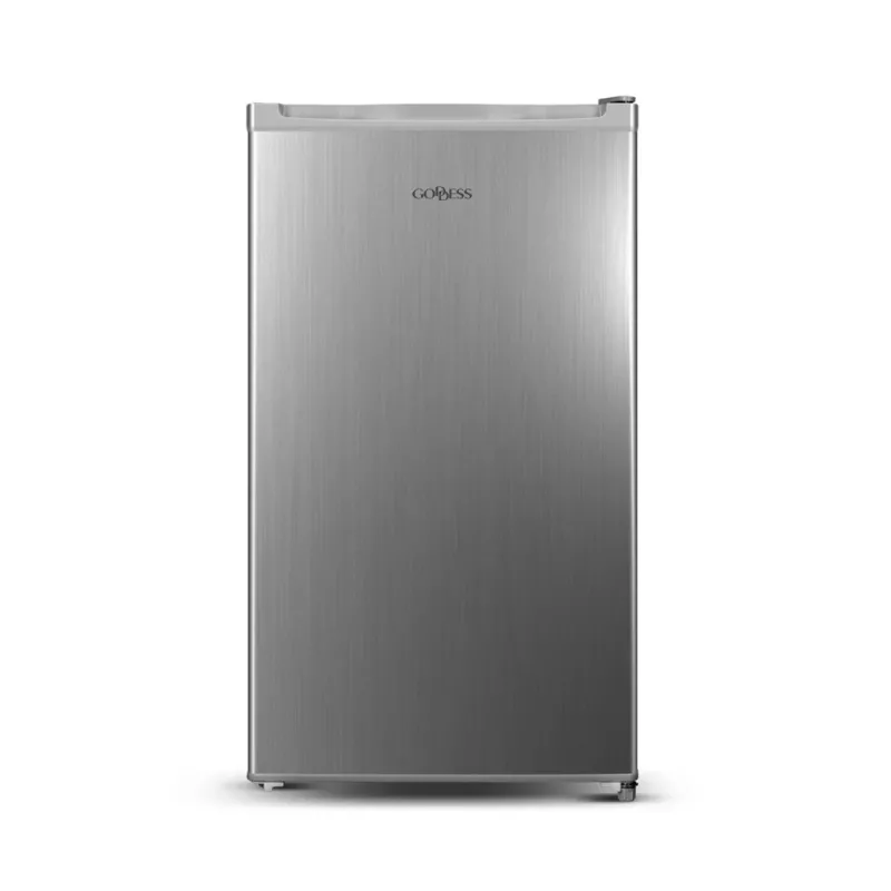 Frigorífico Goddess | GODRSE085GS8SSE | Clase de eficiencia energética E | Instalación libre | Frigorífico sin congelador | Altura 85 cm | Capacidad útil de refrigeración 90 L | 39 dB | Plata